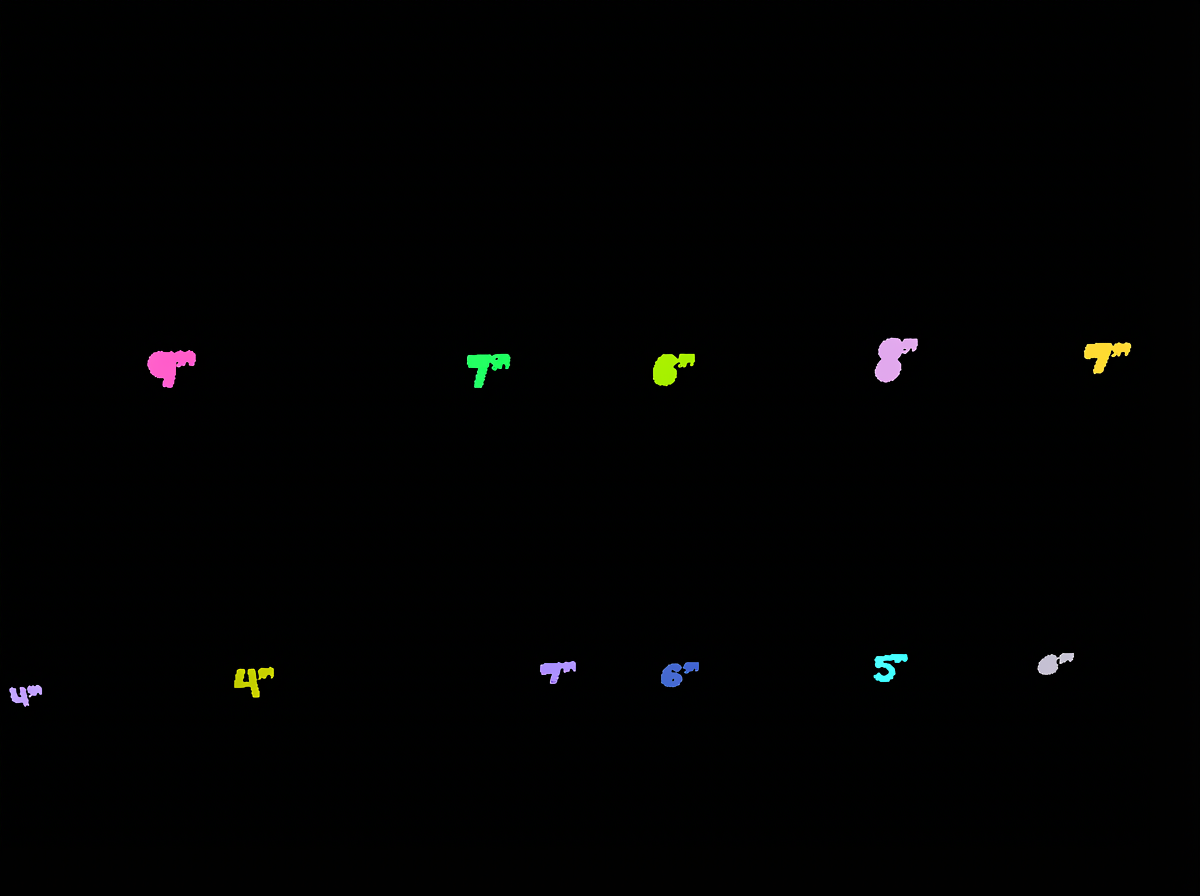 Instance segmentation RGB output